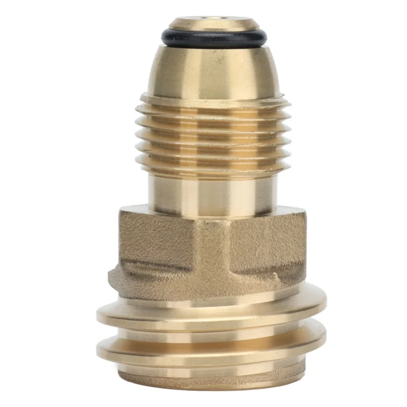 

G1/2 Female Thread Propane Tank Adapter Brass Airtight Connection Gas Furnace Conversion Connector