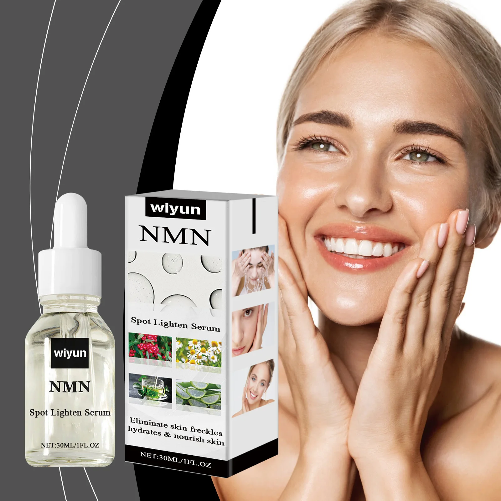 30ml Niacinamide Whitening Spot Serum Lighten Melanin Spot Removal Repair Skin Hydrating Moisturizing Facial Care Beauty Health