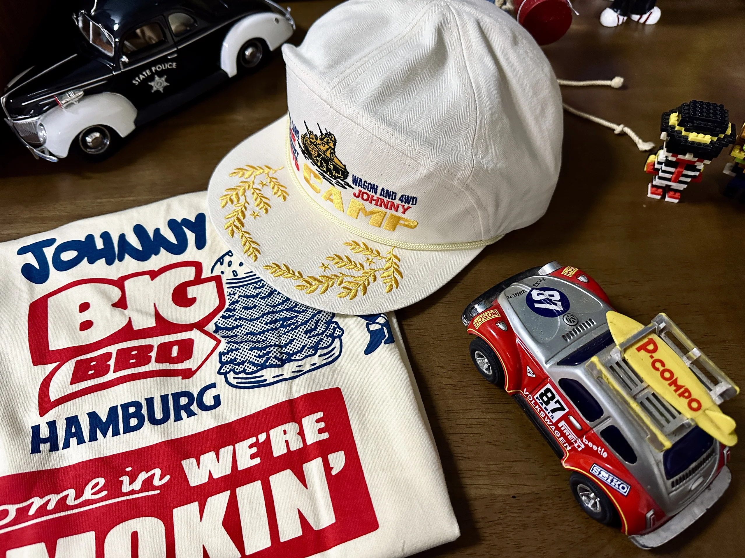 

Sailor Johnny American Retro Flat Brim Outdoor Embroidered Casual Pure Cotton Tartan Hats Navy Motorcycle ex