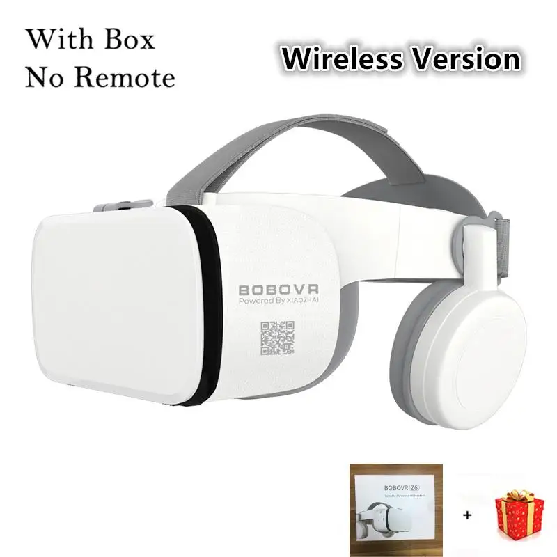 New Bobo Bobovr Z6 Casque Helmet 3D VR Glasses Virtual Reality Bluetooth Headset For Smartphone Smart Phone Goggles Viar