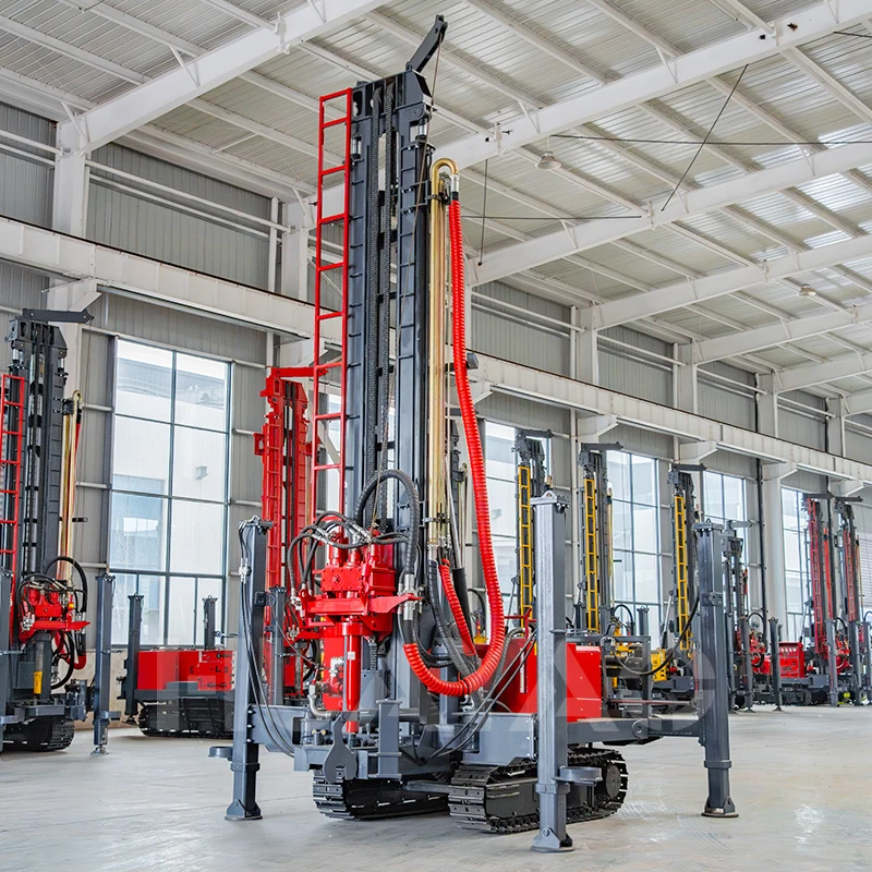 High Quality Hydraulic Water Well Drilling Rig 200m300m Complete Set of Accessories with Pump