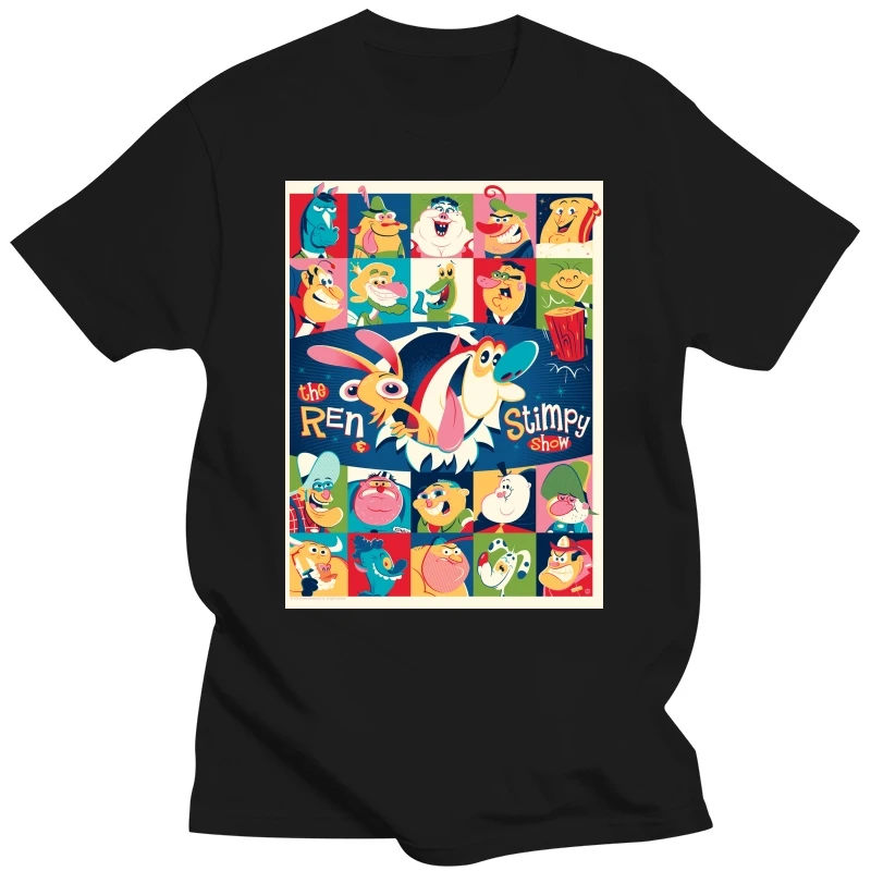 Ren And Stimpy Show T Shirt Men   Women