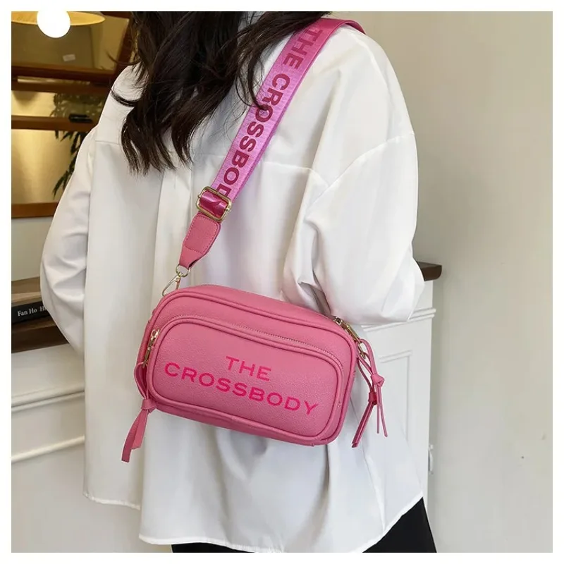 

‌ Модная сумка через плечо 2025 года — минималистичная женская сумка через плечо с буквенным принтом, универсальная повседневная сумка с регулируемым ремешком ‌