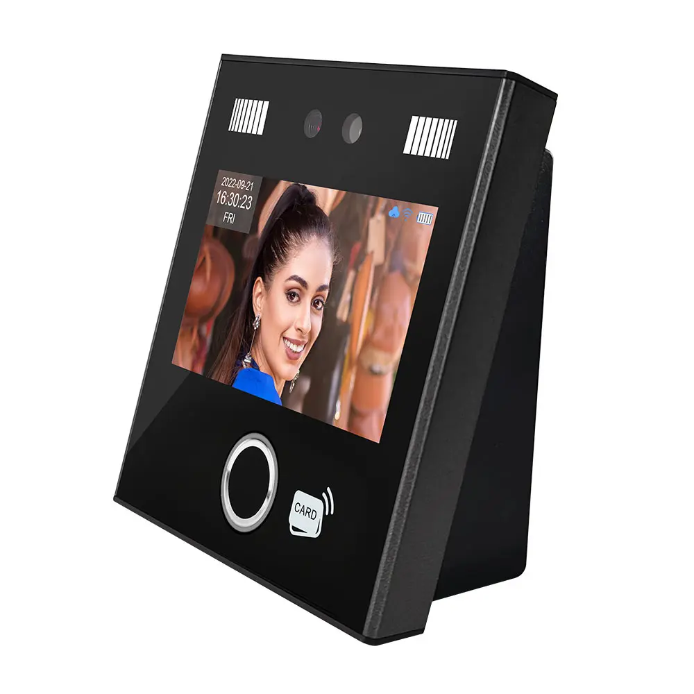 Timmy Staff Fingerprint Time Recorder Dynamic WIFI Face Recognition Time Attendance Machine