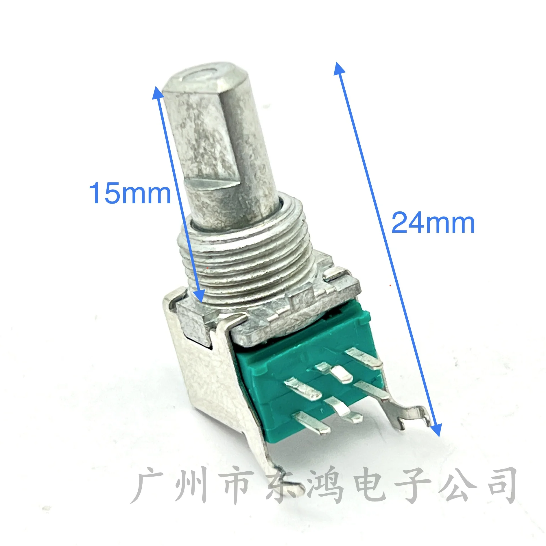 1 pcs Japan alps RK09 precision potentiometer double belt bracket A50K shaft length 15mm