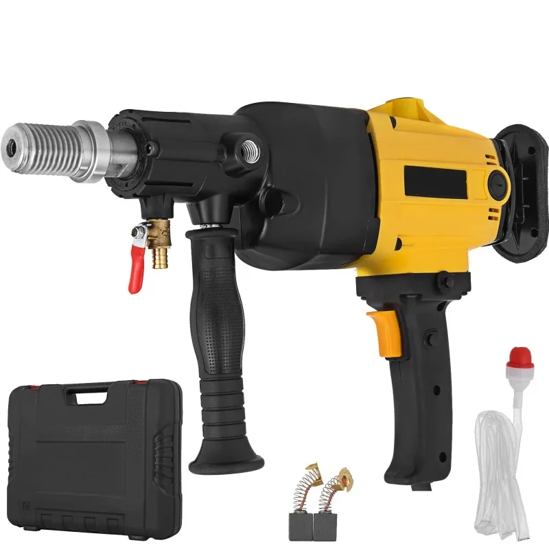160MM Diamond Core Drilling Machine 2180W Diamond Percussion Core Drill Wet & Dry Handheld Diamond Core Drill Concrete Drilling