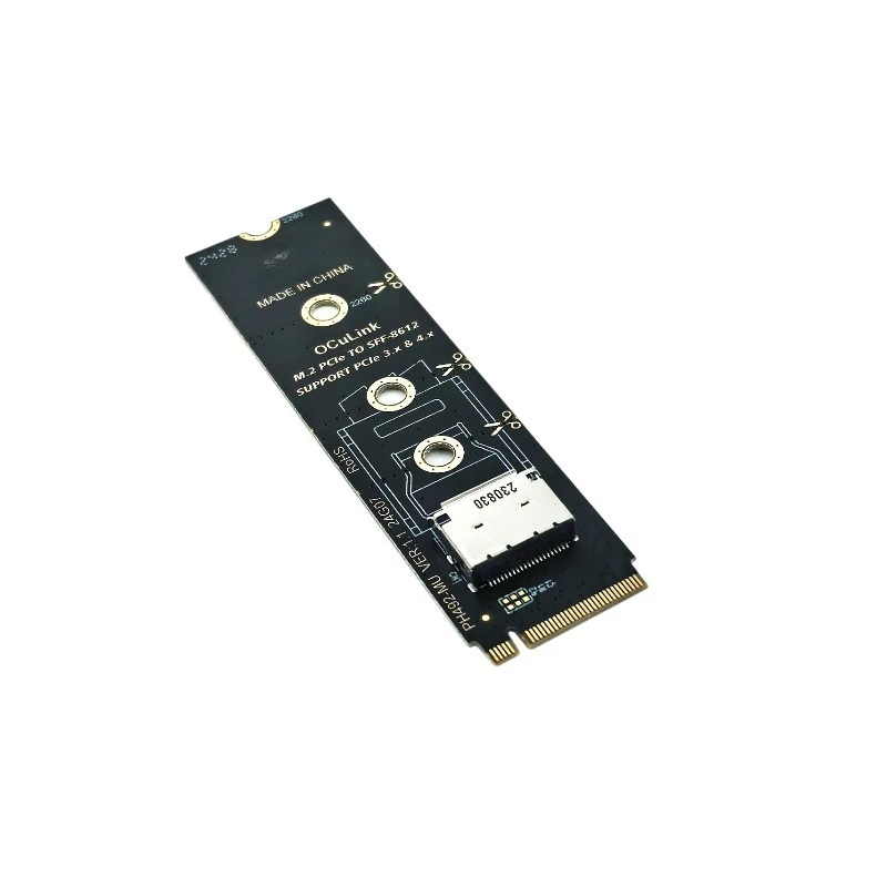 492MU M.2 M-Key NVMe PCIe To Oculink SFF-8611 SFF-8612 Adapter Card PCIe 3.0 4.0 SSD Expansion Converter Board