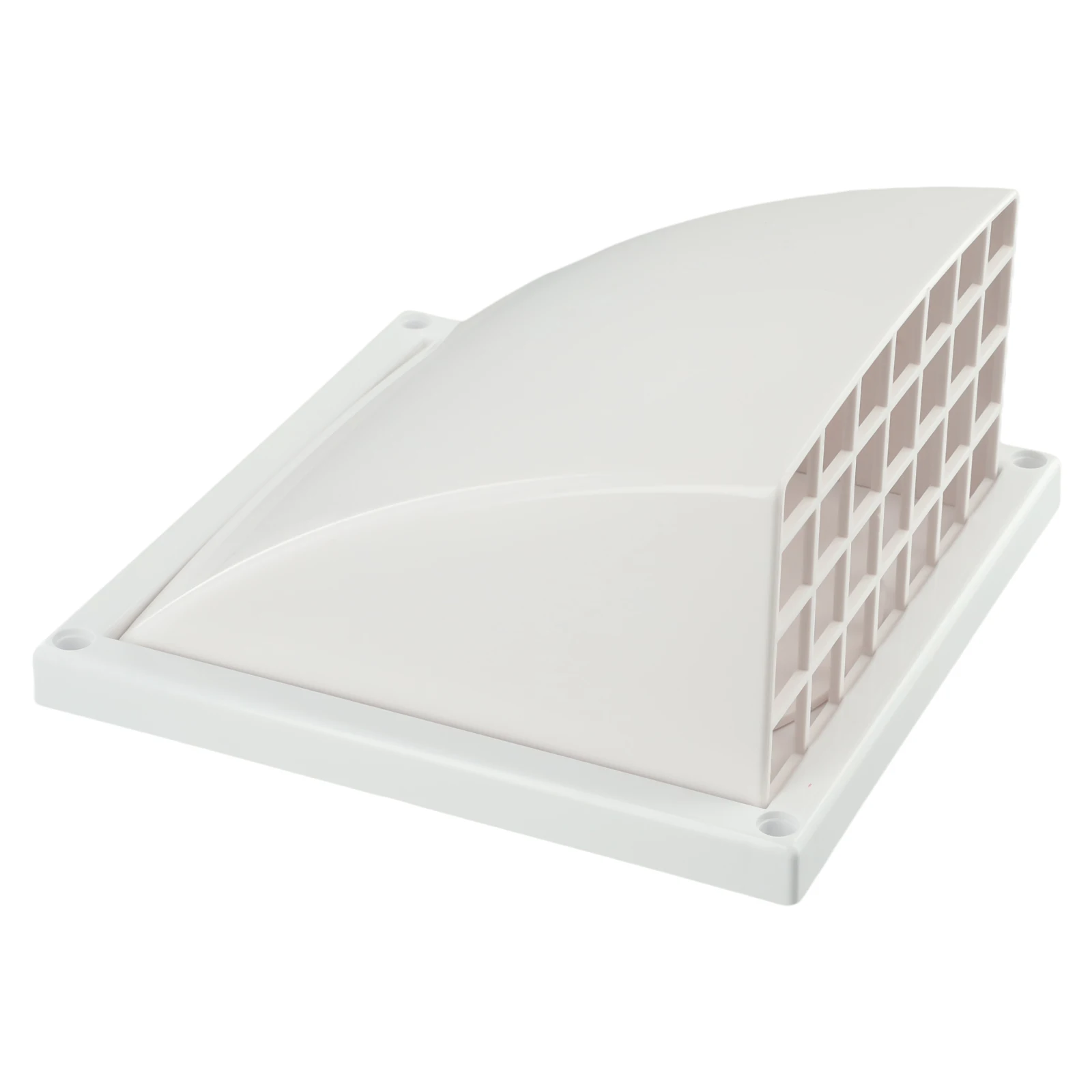 فتحة تهوية عادم مقاومة للمطر والرياح لأغطية المطبخ مع صمام فحص، فتحة تهوية عادم ABS للحمام وأعمال المطبخ.