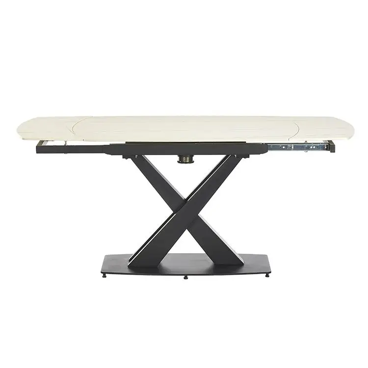 Nordic Sintered Stone Luxury Extendable Restaurant Large Kitchen Kitchen Dinning Room Furniture Dining Table