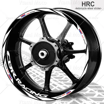 Autocollants réfléchissants pour jantes de moto HRC CBR1100, CBR1000RR, 600RR, CBR 650, 500R, 300R, 250R et 125 10 best sales Cbr1100 - №1