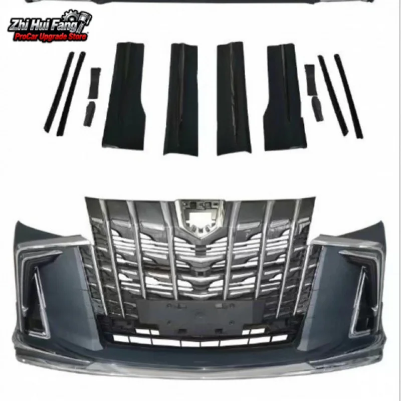 

Подходит для модифицированного обновления 18-22 переднего бампера Big Alphard SC Mona Lisa Surround