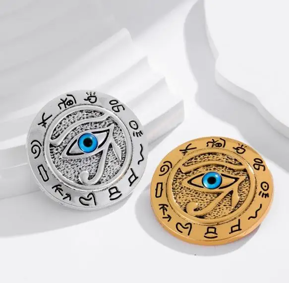 Brooches For Women Rhinestone Enamel 4-color Eyes Office Causal Brooch Pins Gifts Waterdrop Crystal Eyes