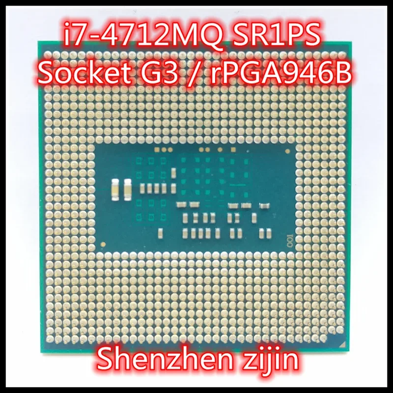 I7-4712MQ i7 4712MQ SR1PS 2.3 GHz معالج ثماني النواة 6M 37 واط مقبس G3 / rPGA946B