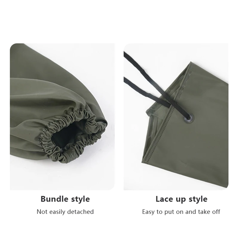 ถุงมือทำความสะอาดท่อระบายน้ำแบบยาว 1 คู่ ถุงมือกันสารเคมี ถุงมือยาง PVC แบบใช้ซ้ำได้ ทนทาน