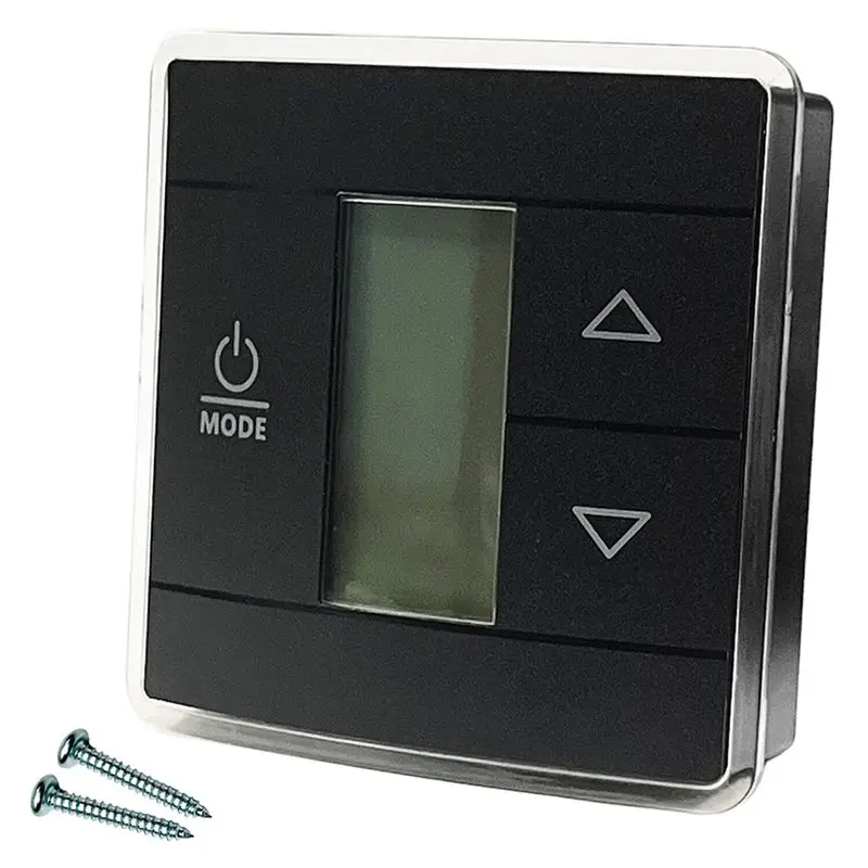 

M46K-For Dometic RV/Camper Conditioner Single Zone Wall Thermostat Control Kit With Temperature Display 3316250.712 Black