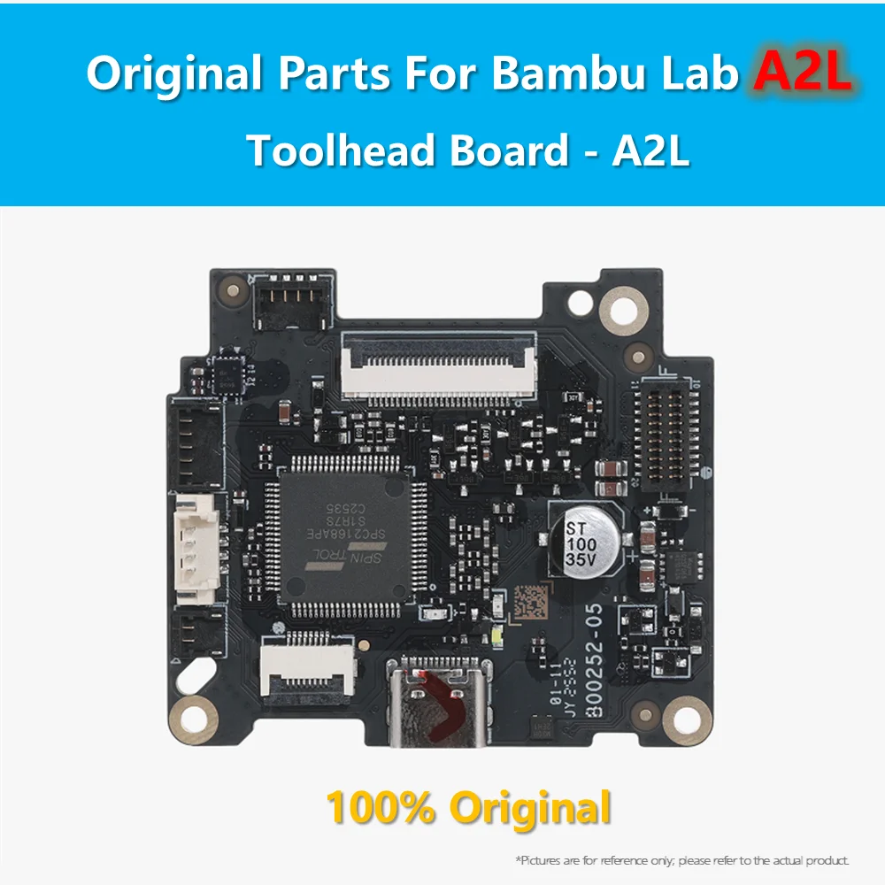 Original Bambu Lab Toolhead Board for A2L, Main Circuit Board for Hotend Extruder Fan Sensor, 3D Printer Part Module