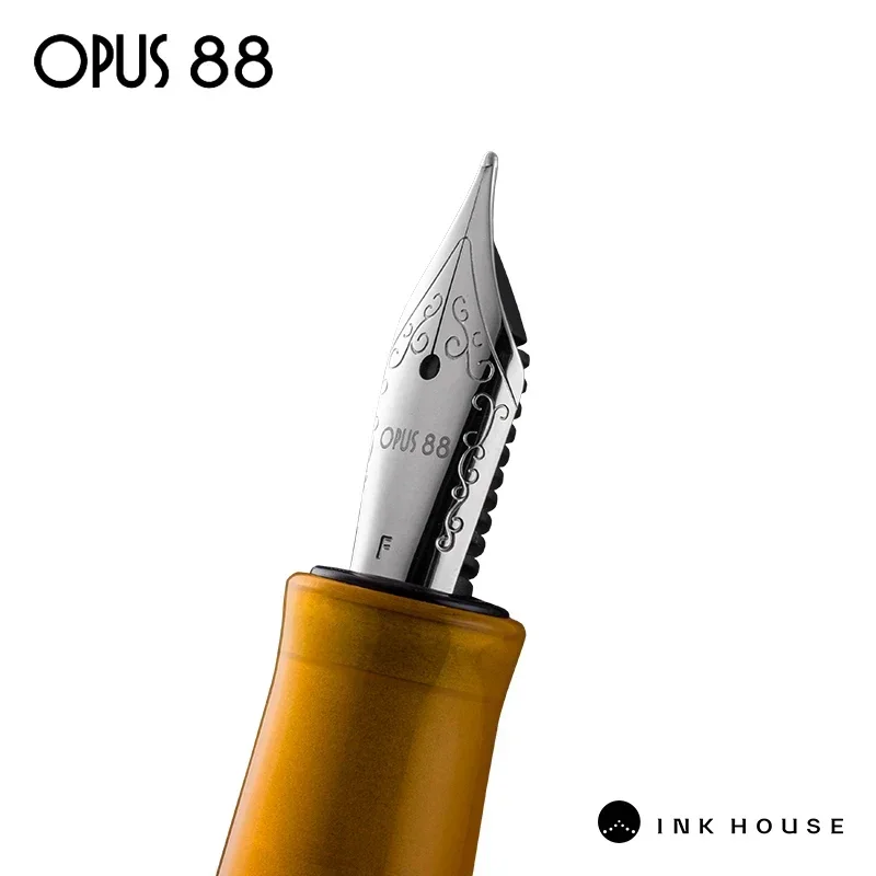 OPUS 88 KOLORO Color Series Resin Fountain Pen Drop-in Ink Pen For Students To Practice Calligraphy Writing Gift Suppiers