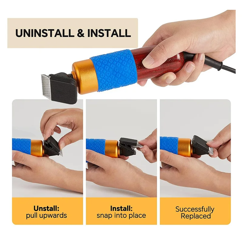 

AC88-6Pcs Rug Tufting Trimmer Replacement Blades, Fits For All 200W Carpet Trimmer Tufting