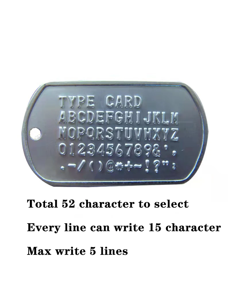 Stainless Steel The Dog Tag Military Set of 2 Personalised Necklaces Army Style with Ball Chain Silencers Custom Make Necklaces