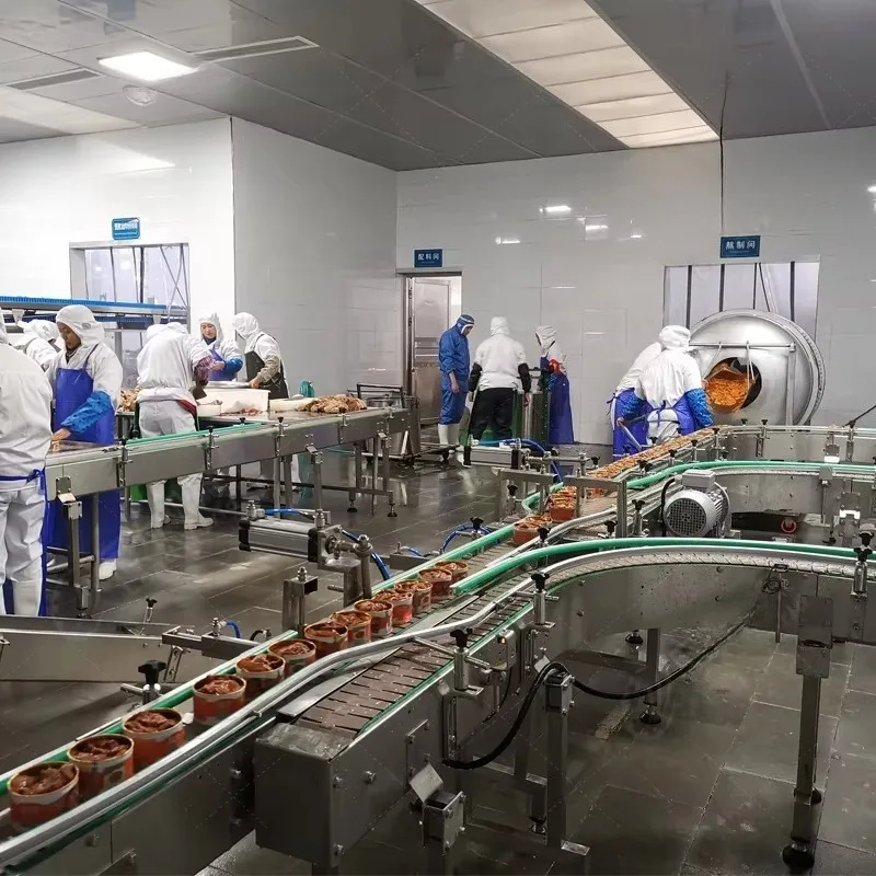 Turnkey Project Small Tuna Fish Canning Depalletizer Machine Production Line Customized