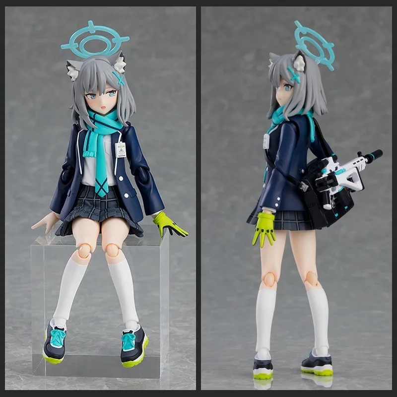 

Beautiful girl figma 567 #blue file, sand wolf Akiko, Kokura Wei, joint movable, boxed figure