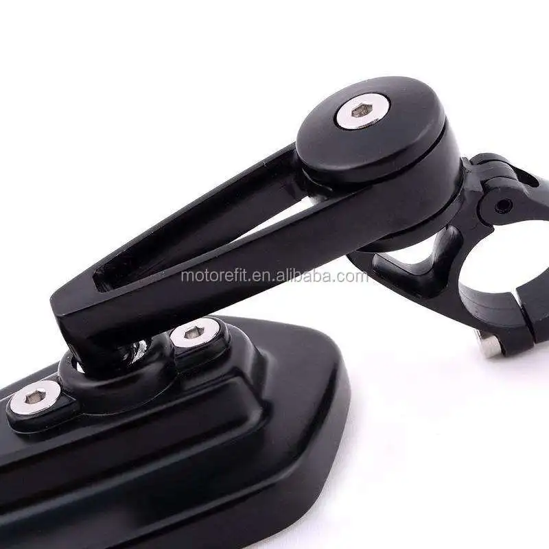 العالمي 7/8 "البيضاوي CNC الخام الألومنيوم المقود بار نهاية جبل مرآة الرؤية الخلفية الرياضية الجانبية #6