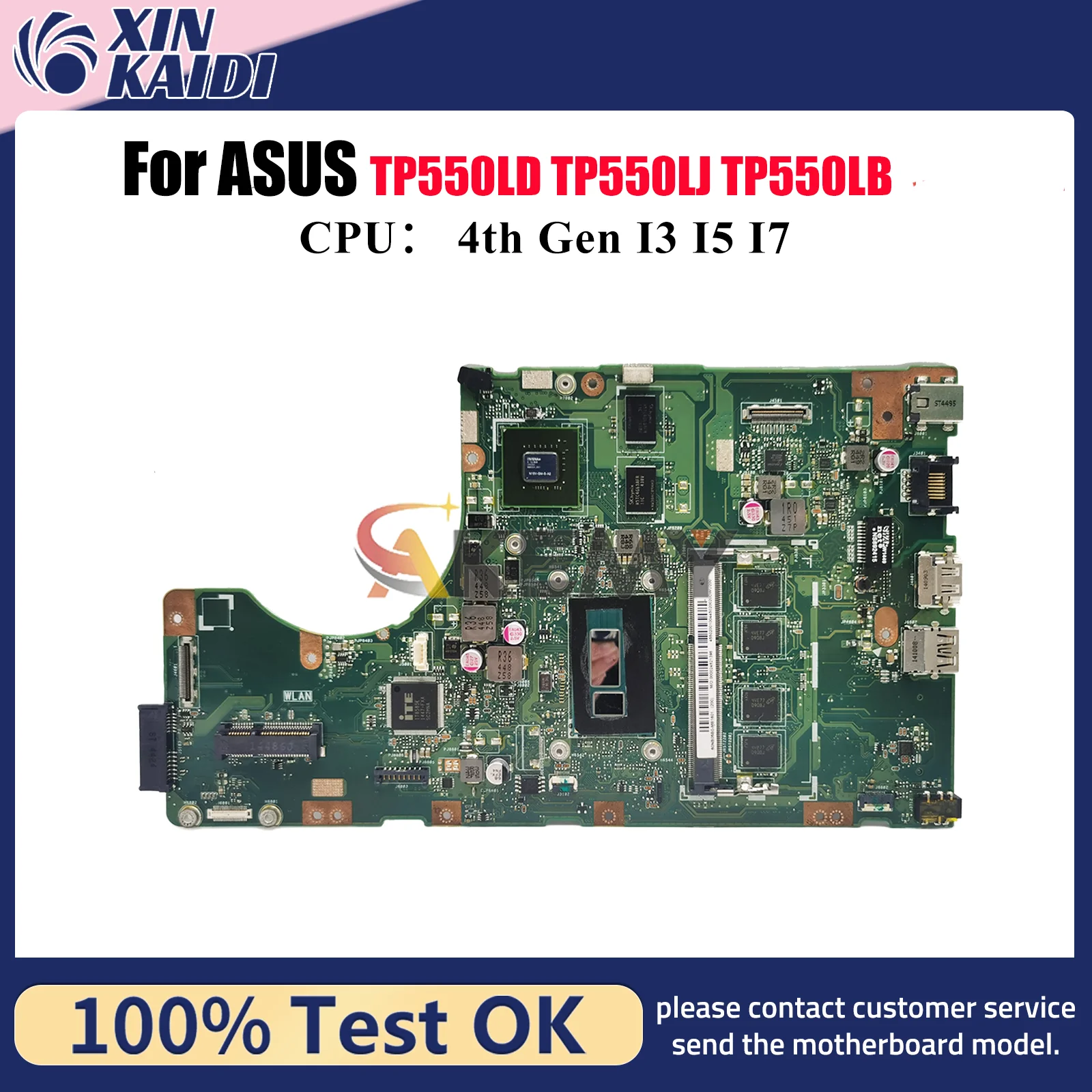 

TP550LD Материнская плата для ноутбука ASUS VivoBook Flip TP550LN TP550LJ J550L TP550LAB TP550LD TP550L TP550LB Материнская плата I3 I5 I7 CPU