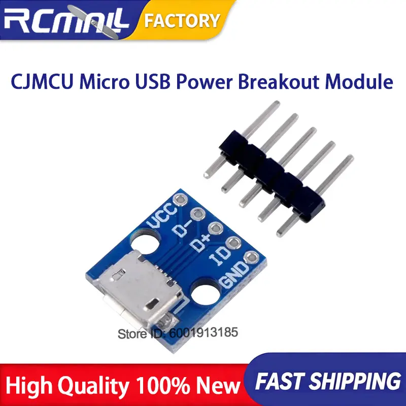 CJMCU USB 5V Power Breakout Module with Micro USB Power Supply Board for Arduino ESP8266 ESP32 DIY Electronic Projects