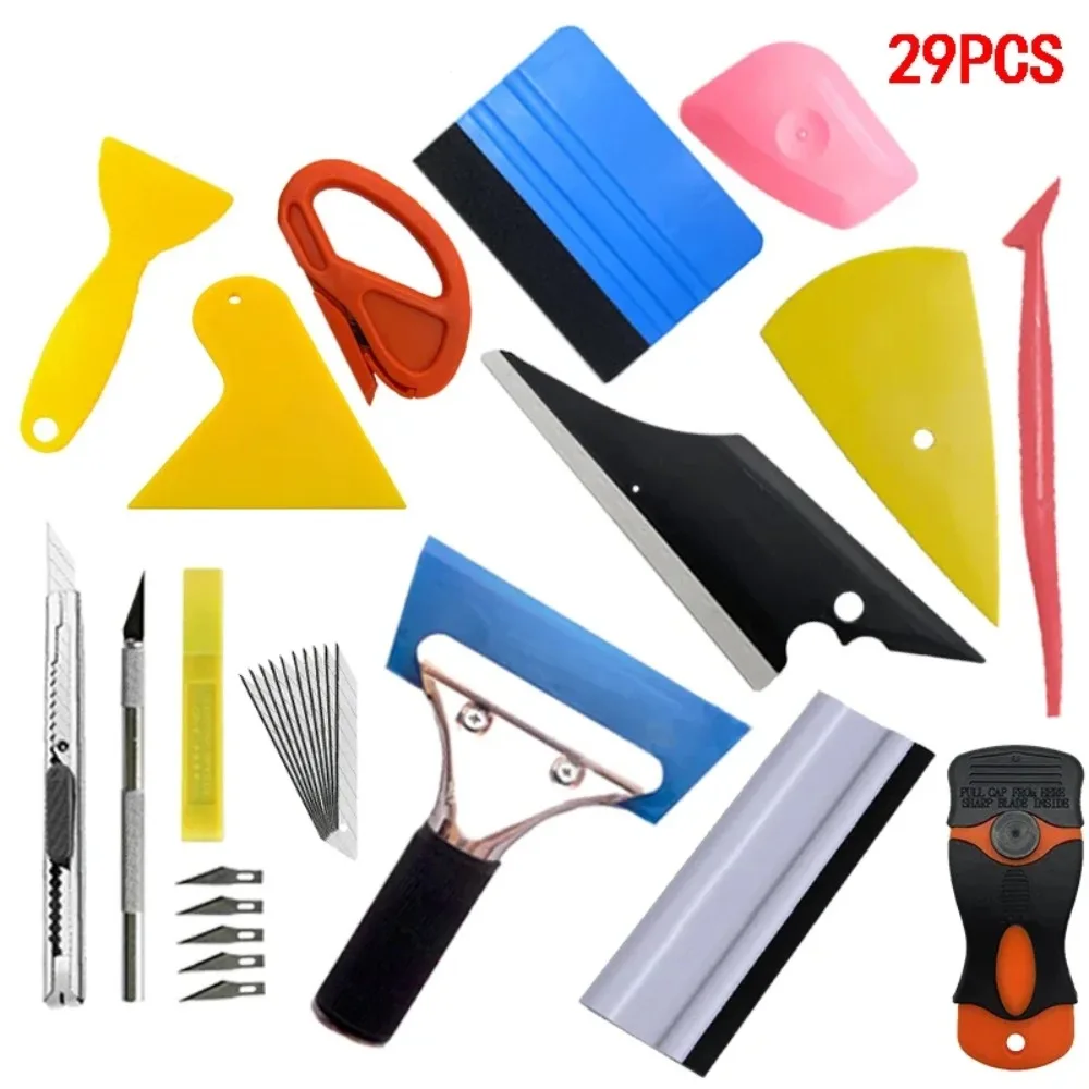 

Профессиональный набор инструментов для автомобильной виниловой пленки: скребок из углеродного волокна, скребок для бритвы для тонировочной пленки окна автомобиля, аксессуары