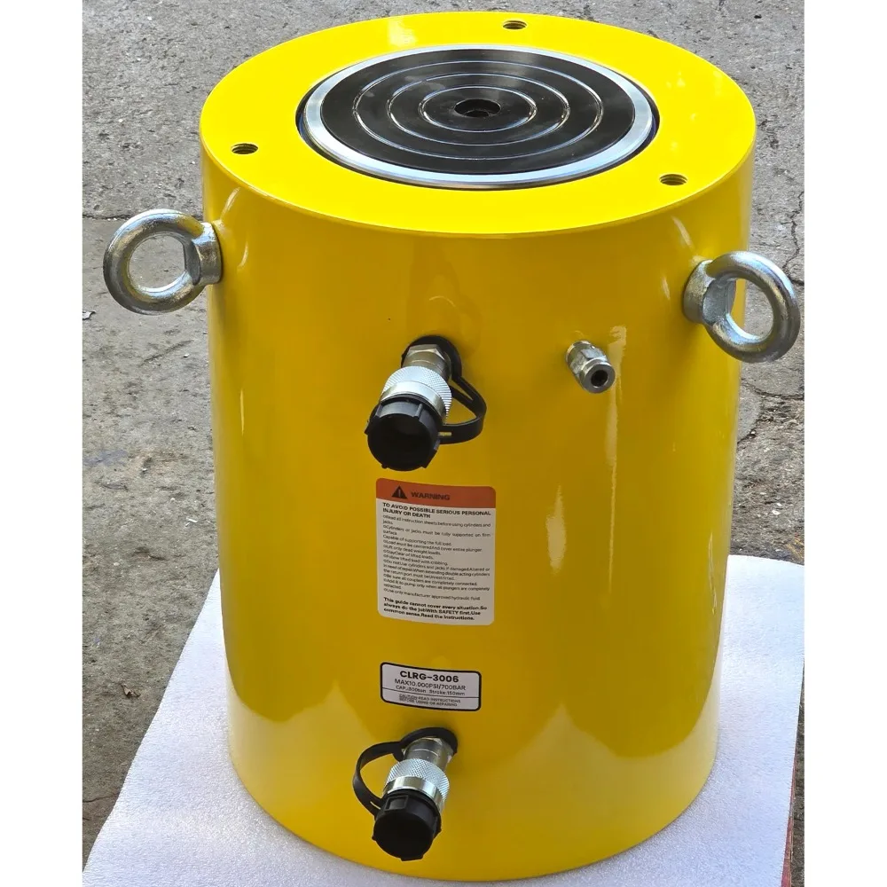 300Ton 150mm Stroke, Double Acting Hydraulic Lifting Jack Cylinder Ram