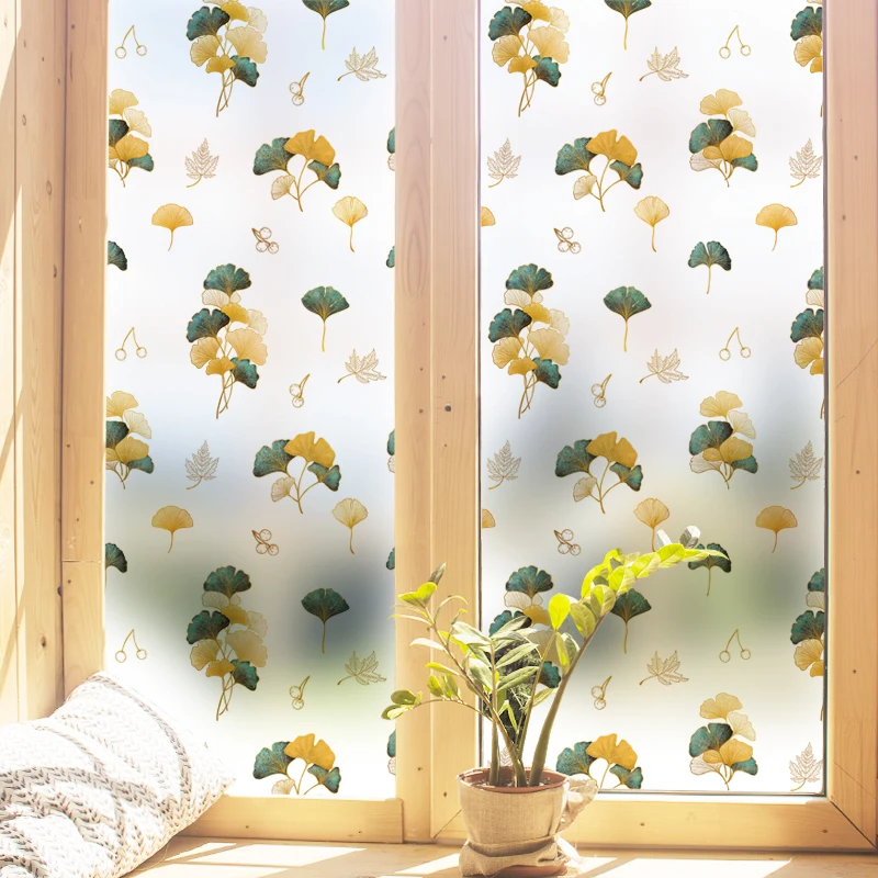 Electrostatic traceless repeat paste opaque glass film window sticker bathroom toilet anti-penetration anti-peep balcony film