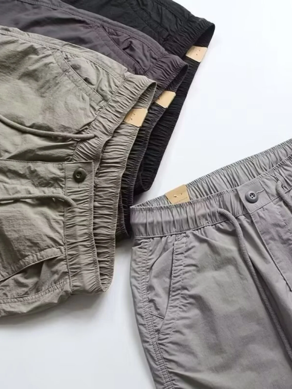 

Mens Casual Trousers Wear Resistant Construction Workers Loose Summer Big Size Pants Comfortable Breathable Workwear