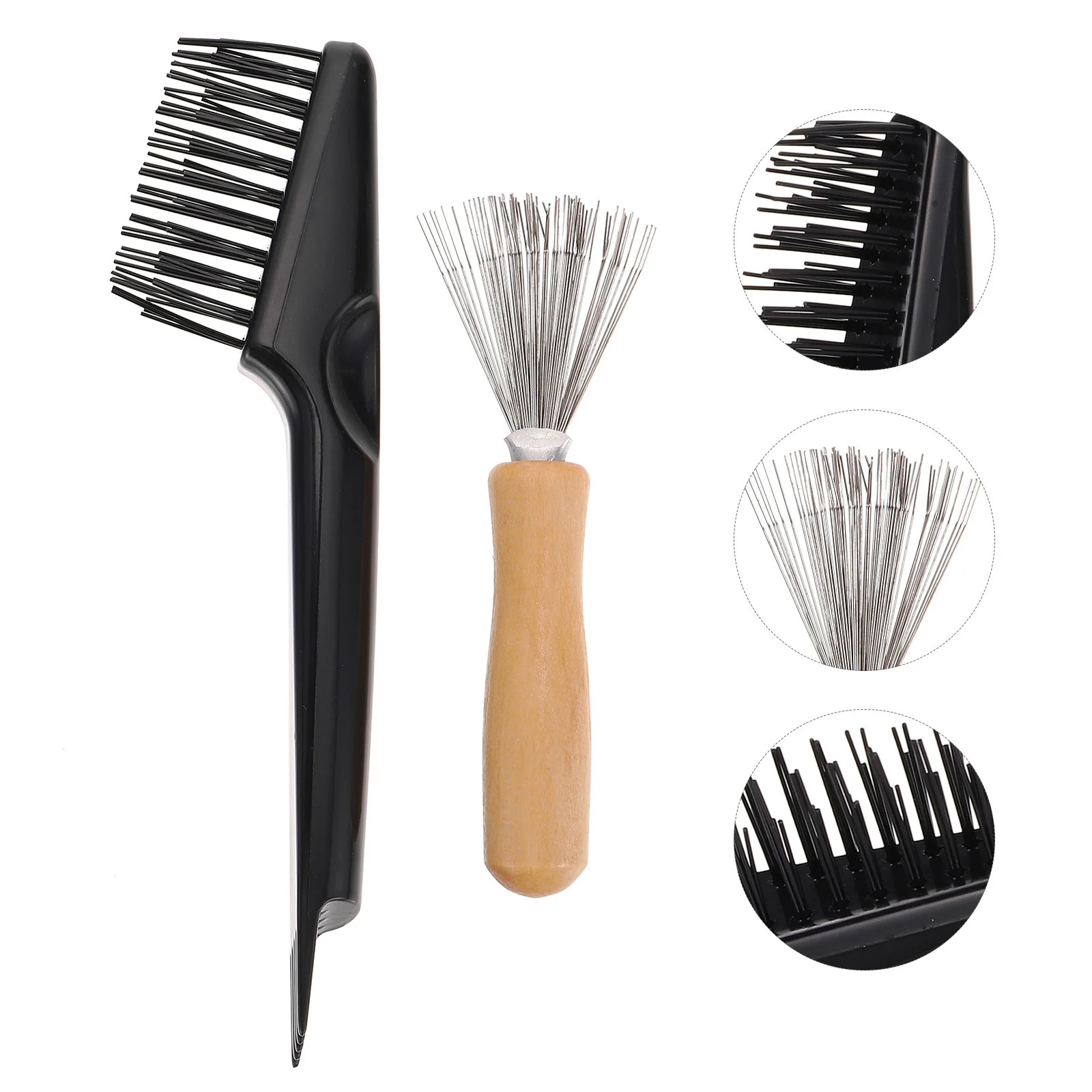 1 комплект, 1 комплект инструментов для чистки щетки для волос, компактный очиститель расчески для обслуживания расчески, средство для удаления волос с грабли, расческа с подушкой безопасности