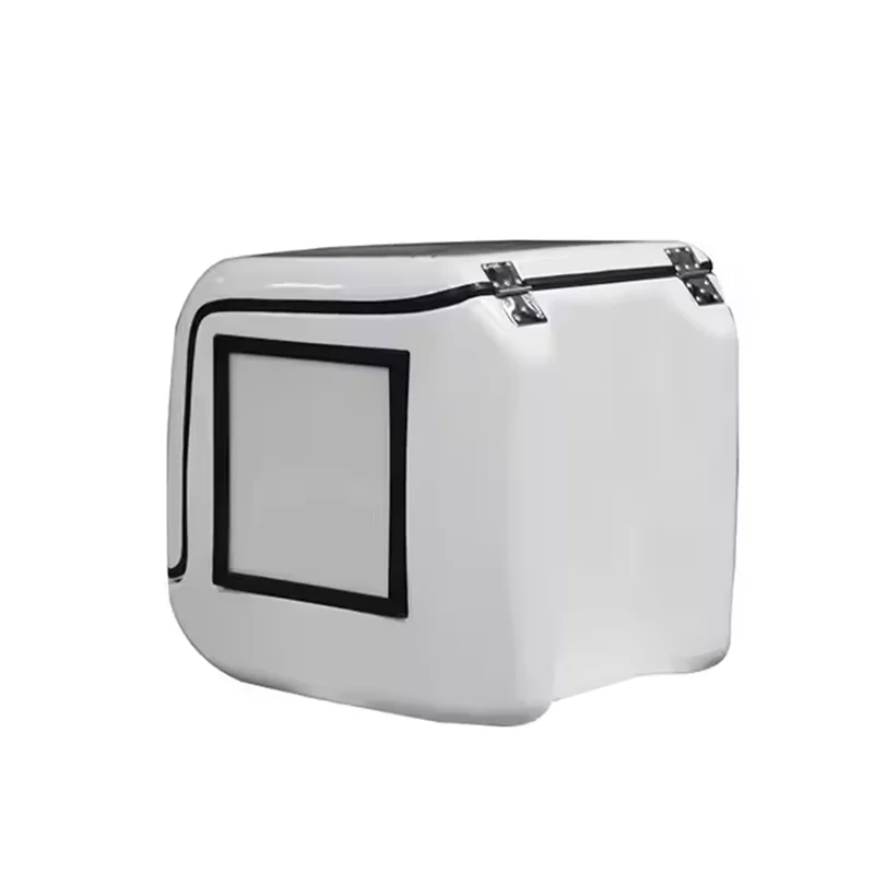 Custom Portable Modern LED Display Screen Restaurant Cooler Waterproof Plastic With Large Capacity And Reusable Motorbike Delive
