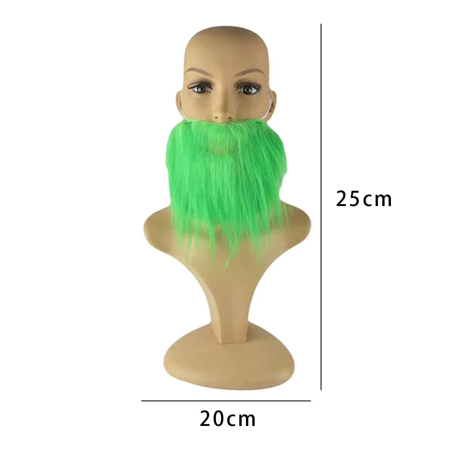 Simulazione del costume della barba di Patrick finta per uomo Baffi finti peli del viso per le vacanze festive Carnevale ST Patricks Halloween