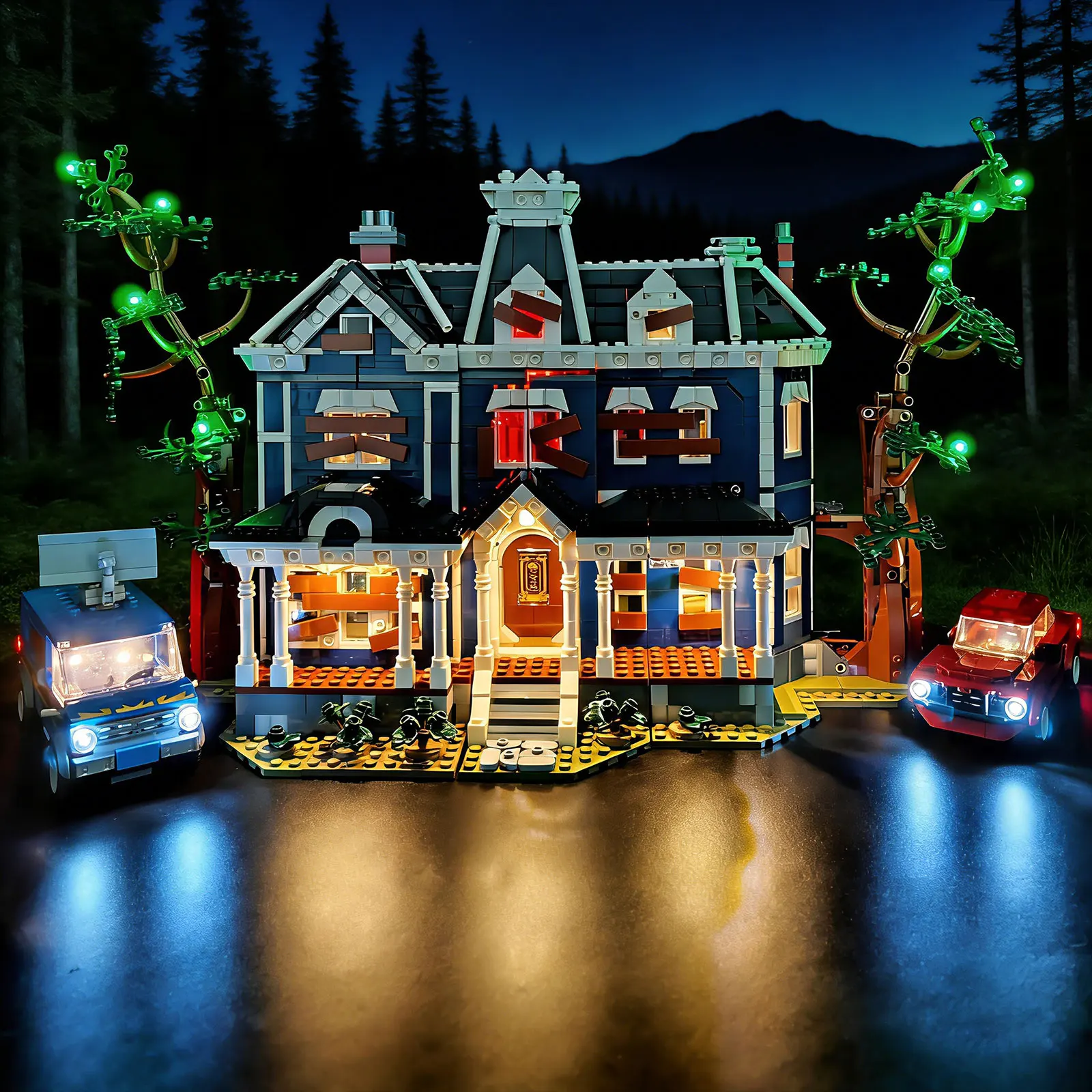 Kit de Iluminação LED LYBMTWF Compatível com Lego11370 Stranger Things The Creel House (NÃO Inclui os Blocos do Modelo)