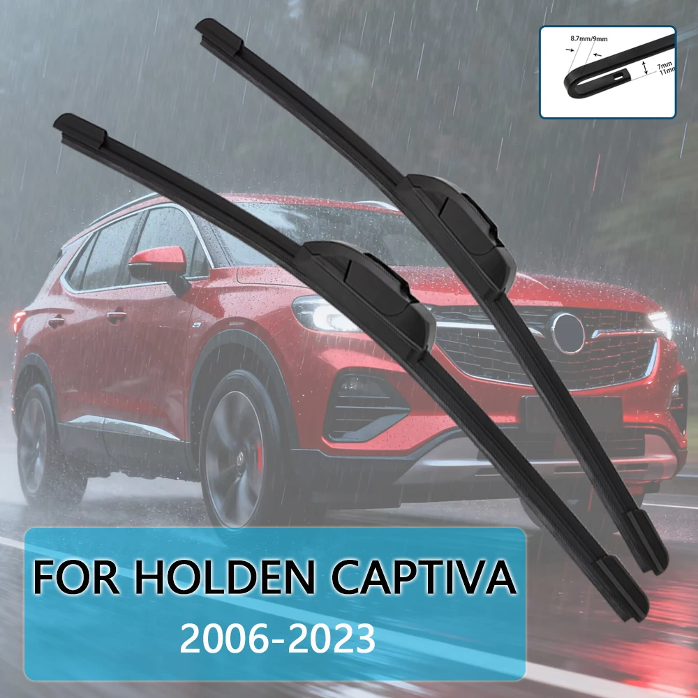 ل هولدن كابتيفا CG (5 2 7) 2006-2023 24 ''+ 16'' ممسحة السيارة شفرة المساحات الأمامية صالح U هوك الذراع الزجاج الأمامي شفرات ممسحة السيارات #1