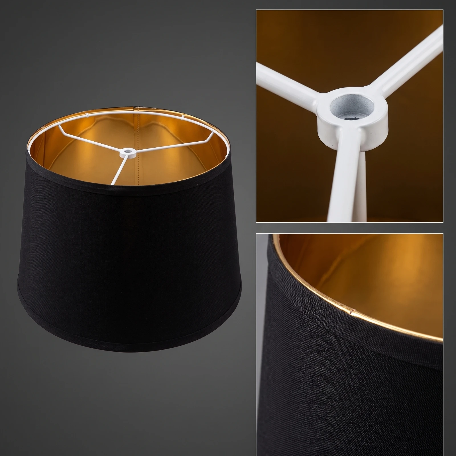 Foldable Lamp Shade Lightweight Textile Lamp Shade Lampshade Easy to Install Decorative for Hotels, Interior Lighting