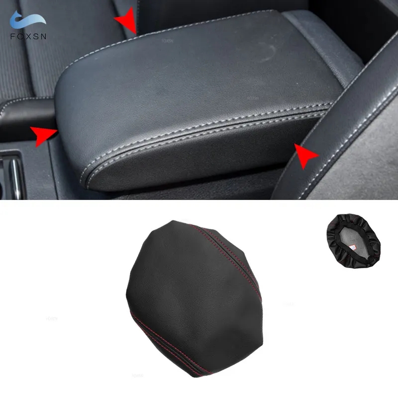 Car Interior Accessories Center Armrest Console Lid Box Protection Cover For VW Golf 7 2014 2015 2016 Microfiber Leather Decor