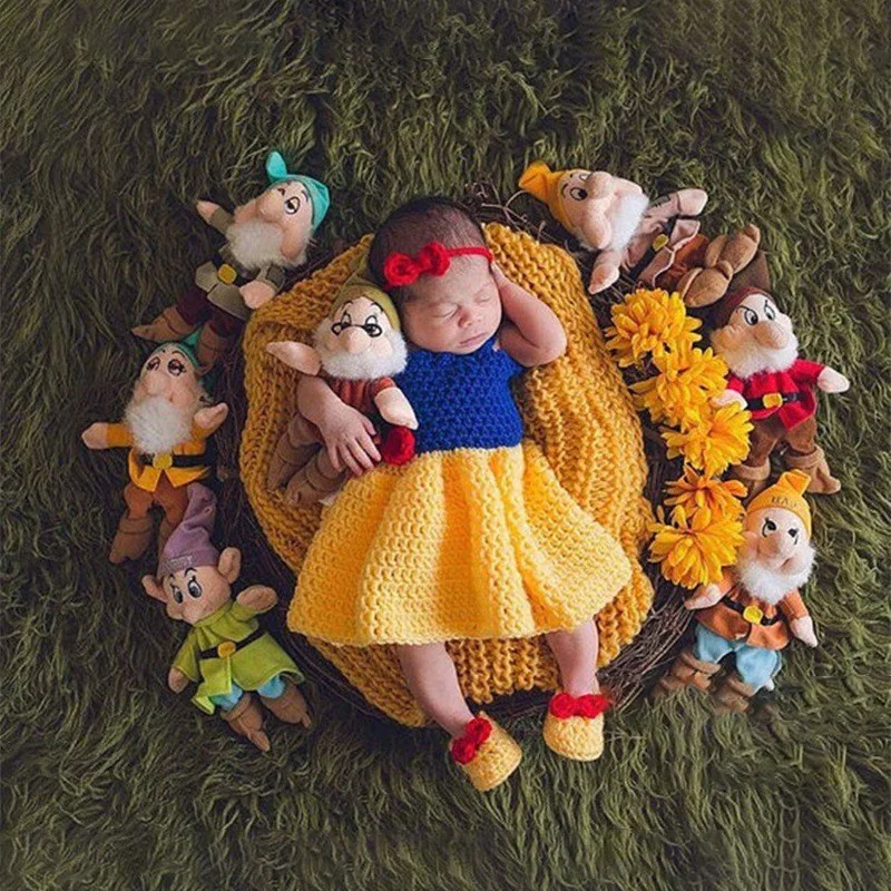 Tenue de costume en tricot au crochet pour nouveau-né, vêtements pour bébés filles et garçons, chapeau et pantalon, accessoires de séance photo, 0-3M