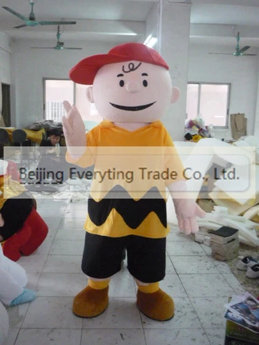 New Adult Hot Sale Foam Cute Boy Cartoon Mascot Costume Plush Christmas Fancy Dress Halloween Mascot Costume