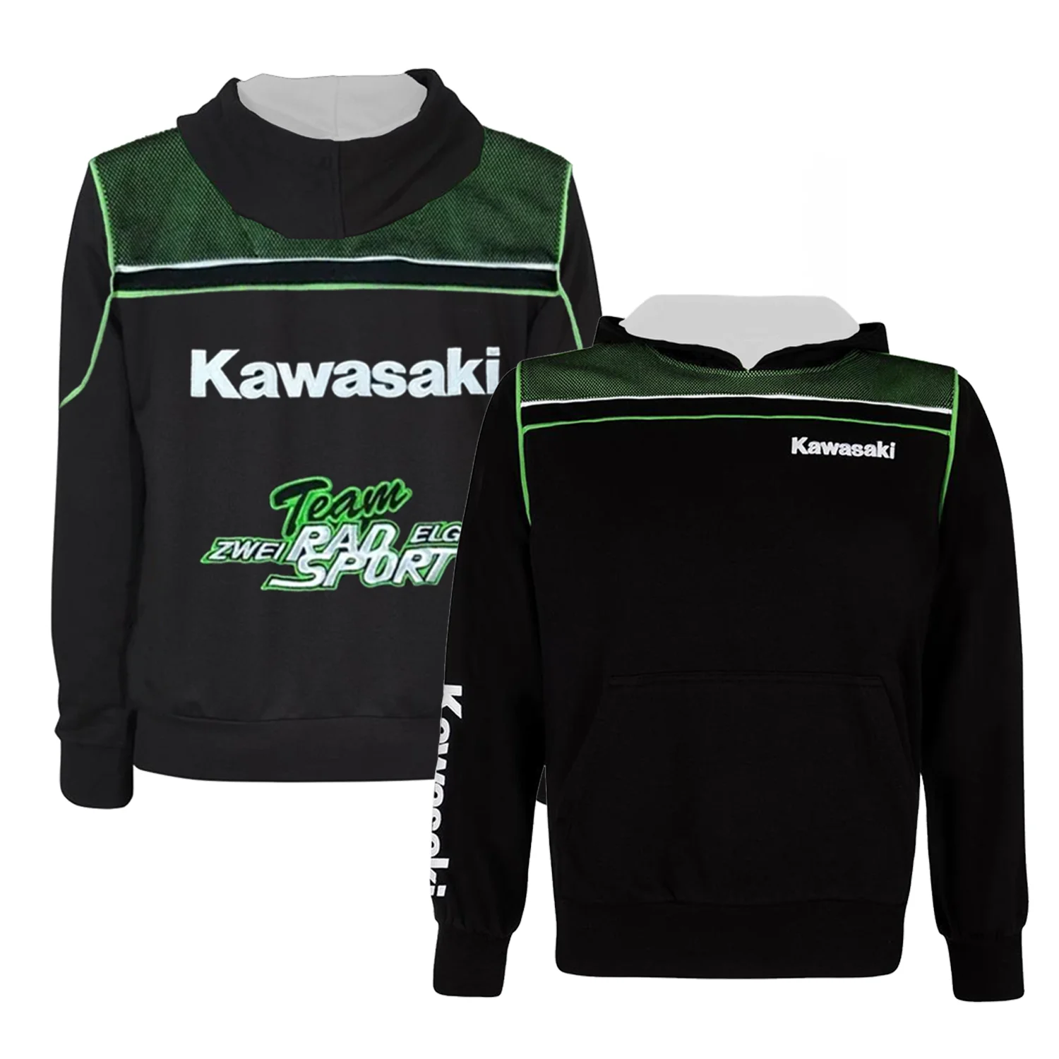 

Kawasaki Abarth Squadra Corse Racing Hoodie Adult Streetwear Hooded Unisex Motorcycle Sweatshirts Pullovers Tracksuit Clothing