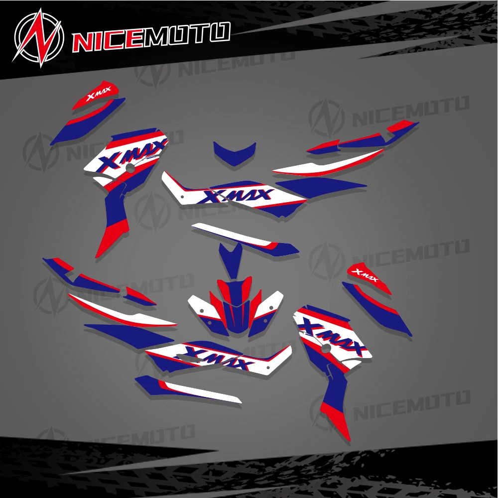 

NICEMOTO GRAPHIC WITH MATCHING BACKGROUNDS Sticker Decal for Yamaha X-MAX 300 X-MAX 400 XMAX 300 400 2017 -2022