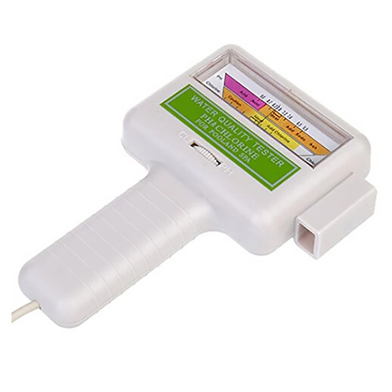 

2 in 1 Water Quality PH and Chlorine Level Meter Testing Water Quality for Drinking Water Purity Test, Swimming Pools, Aquariums