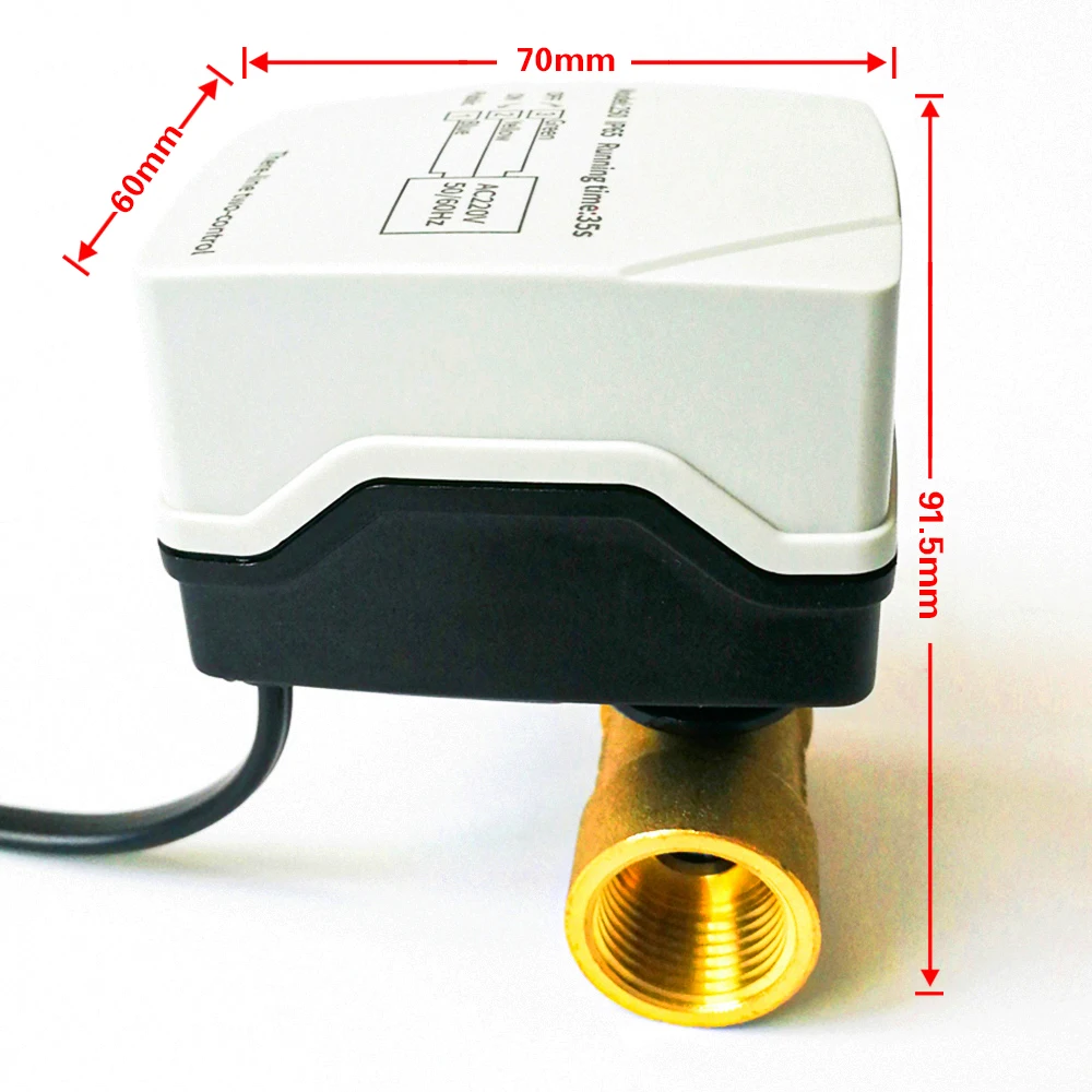 AC220V DN15 Brass E…