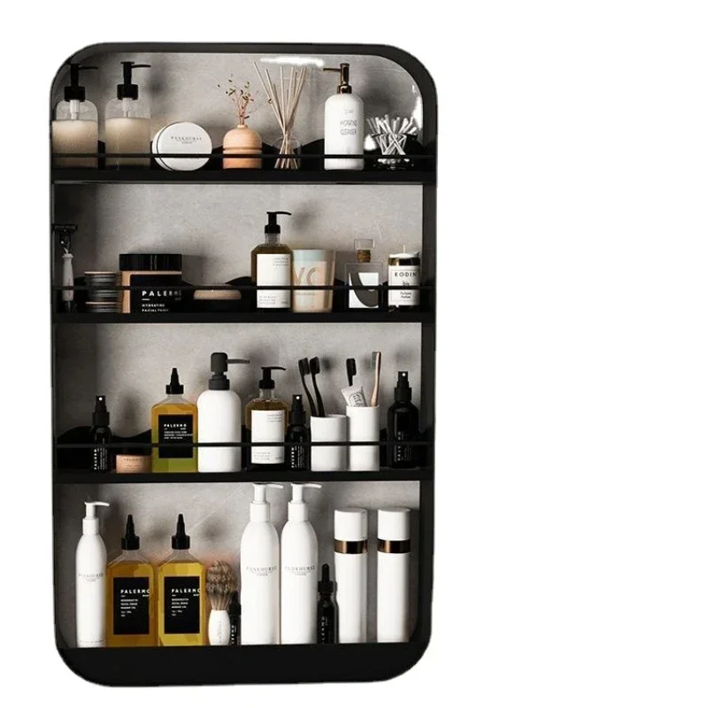 

Bathroom Table Storage Rack Wall-Mounted Household Cosmetics Multi-Layer Storage above the Toilet