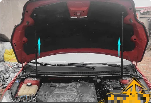 

2 шт. демпфер для Ford Focus MK2 2004.2005-2011 2x Стайлинг автомобиля, передний капот, модифицированный газовый амортизатор, подъемная опора, амортизатор