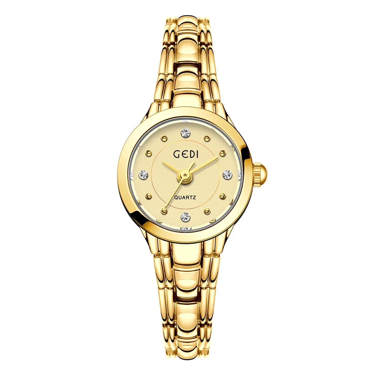 

Niche light luxury small exquisite alloy bracelet watch high-end sense diamond-encrusted women's waterproof quartz watch