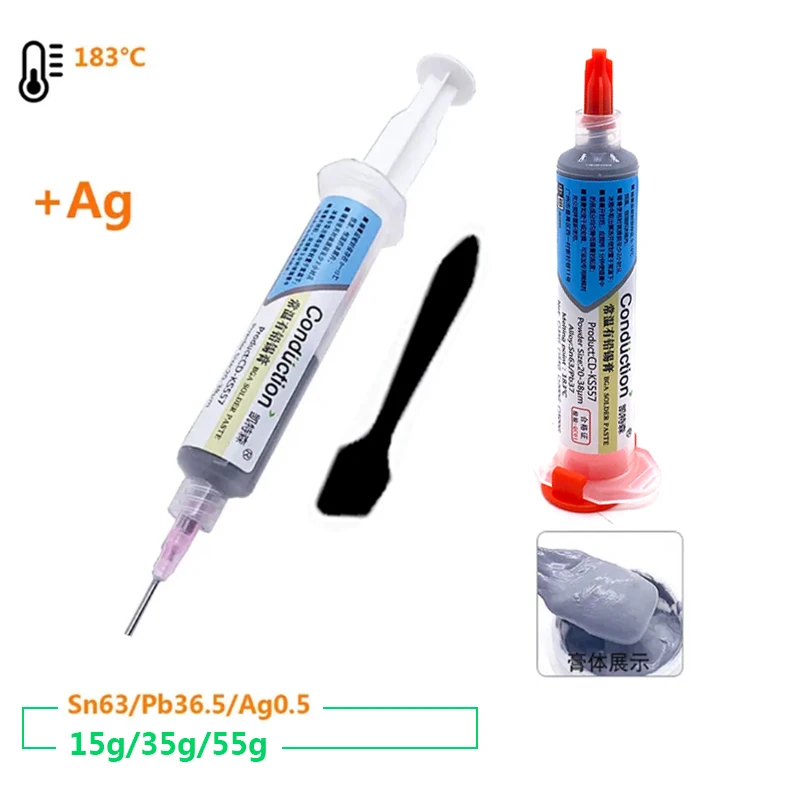 Solder Tin Paste 183C Melting Point Welding Flux Soldering Cream Sn63Pb37 Repair BGA CPU LED SMD SMT Rework repair Welding Tool