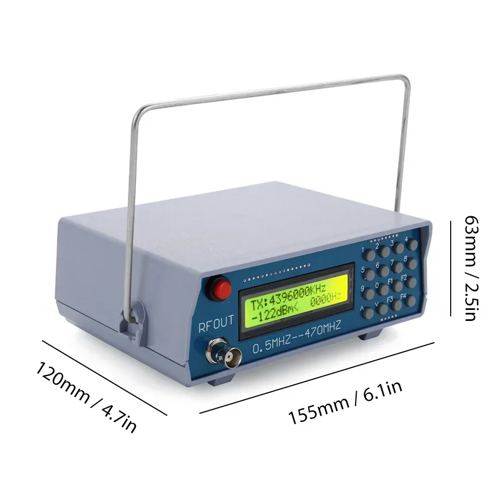 

CTCSS Comprehensive Tester 0.5MHz-470MHz RF Signal Generator Meter Tester for FM Radio Walkie-talkie Debug CTCSS Singal Output